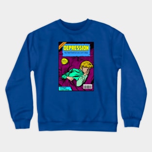 DEPRESSION COMIC Crewneck Sweatshirt